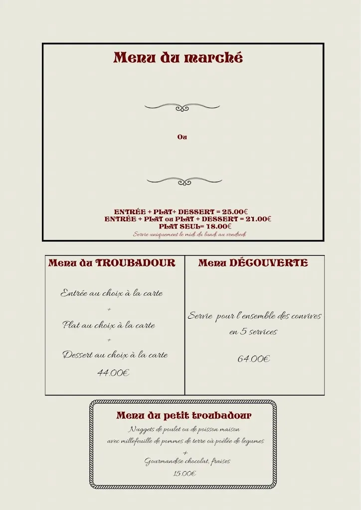 Menu_Les troubadours modernes_Pernes-les-Fontaines_immagine_2