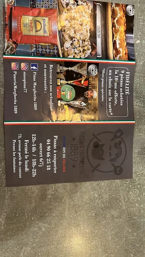 Menu_Pizzeria Margherita 2025_Pernes-les-Fontaines_image_1