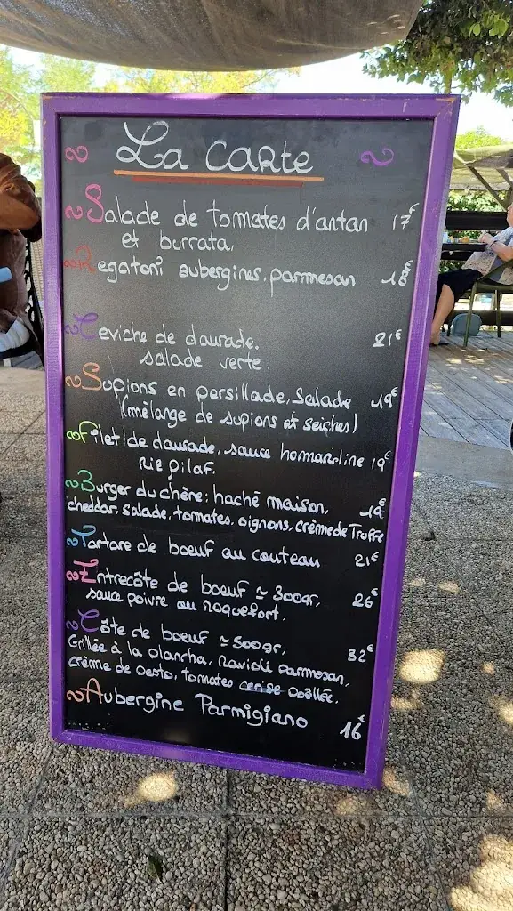 Menu_Restaurant La Table du Chêne_Plan-de-Cuques_immagine_1