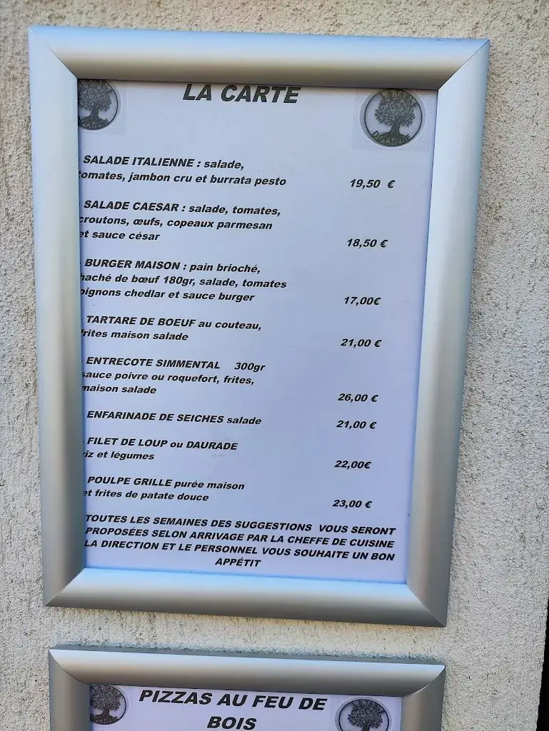 Menu_Restaurant La Table du Chêne_Plan-de-Cuques_immagine_2