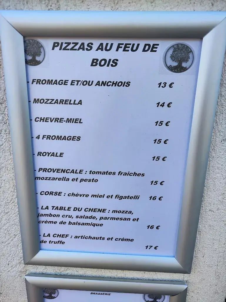 Menu_Restaurant La Table du Chêne_Plan-de-Cuques_immagine_3
