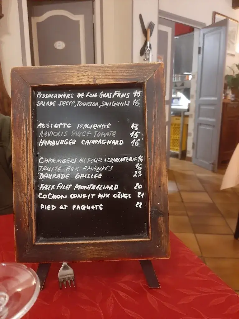 Menu_Restaurant Les Acacias - Ferrier Jean Jacques_Puget-Théniers_image_2