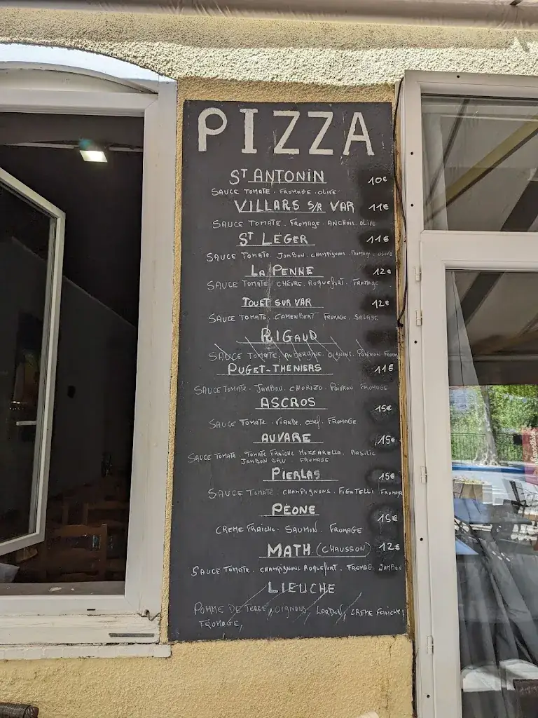 Menu_bar restaurant pizzeria chez math_Puget-Théniers_image_1