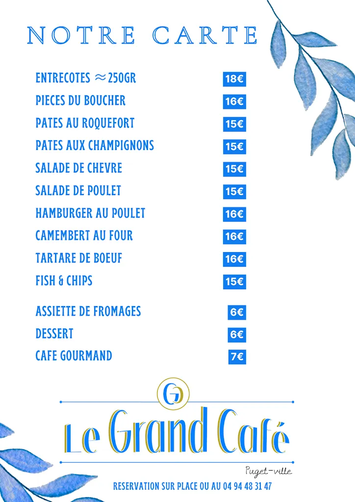 Menu_Le Grand Café_Puget-Ville_image_1