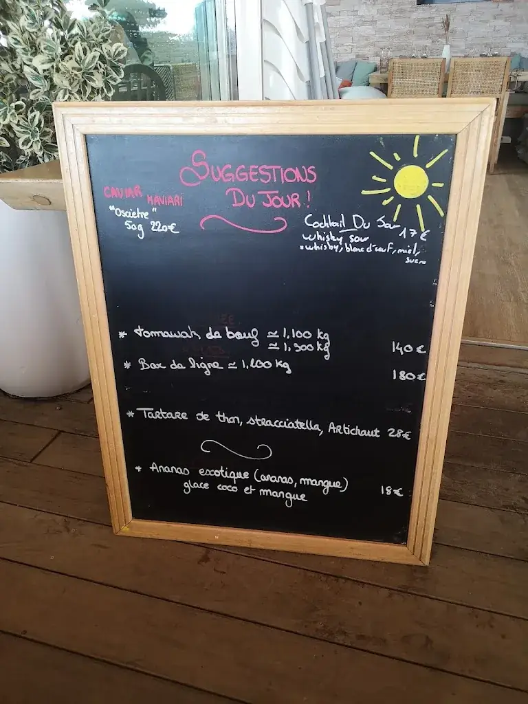 Menu_Plage L'orangerie Pampelonne_Ramatuelle_image_3
