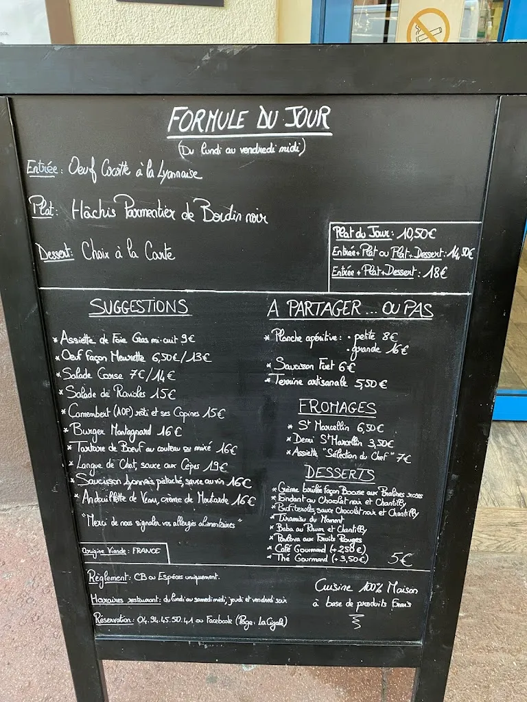 Menu_| La Cigale | Hôtel | Restaurant | Puget-sur-Argens_Puget-sur-Argens_image_1