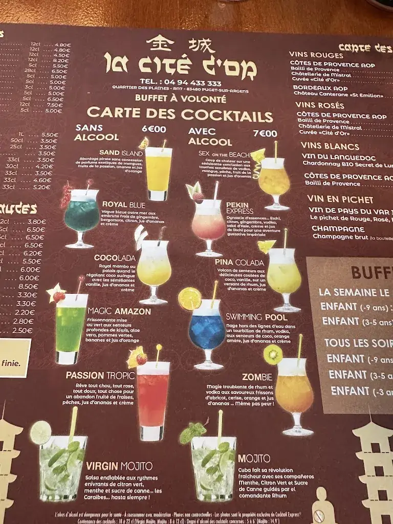 Menu_La Cité d'Or 金城餐馆_Puget-sur-Argens_image_3