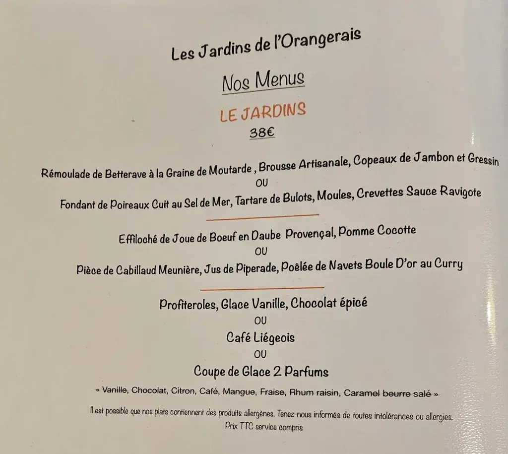 Menu_Les Jardins de l'Orangeraie_Roquebrune-sur-Argens_image_1