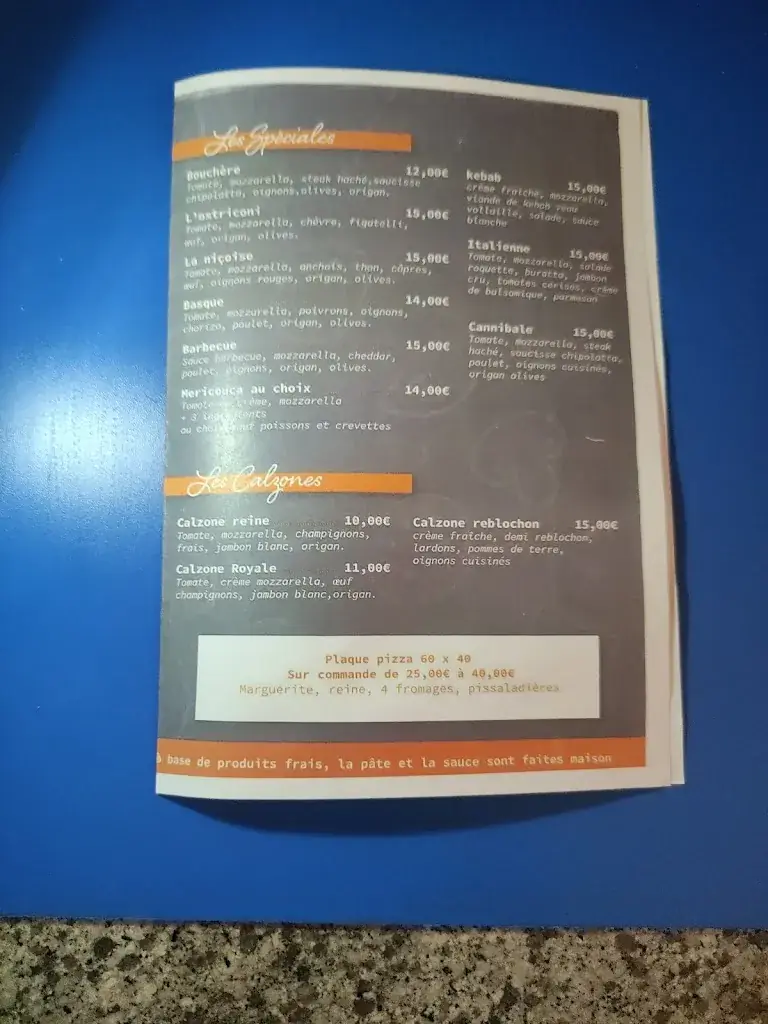 Menu_L'ostriconi pizzeria_Puget-sur-Argens_image_1