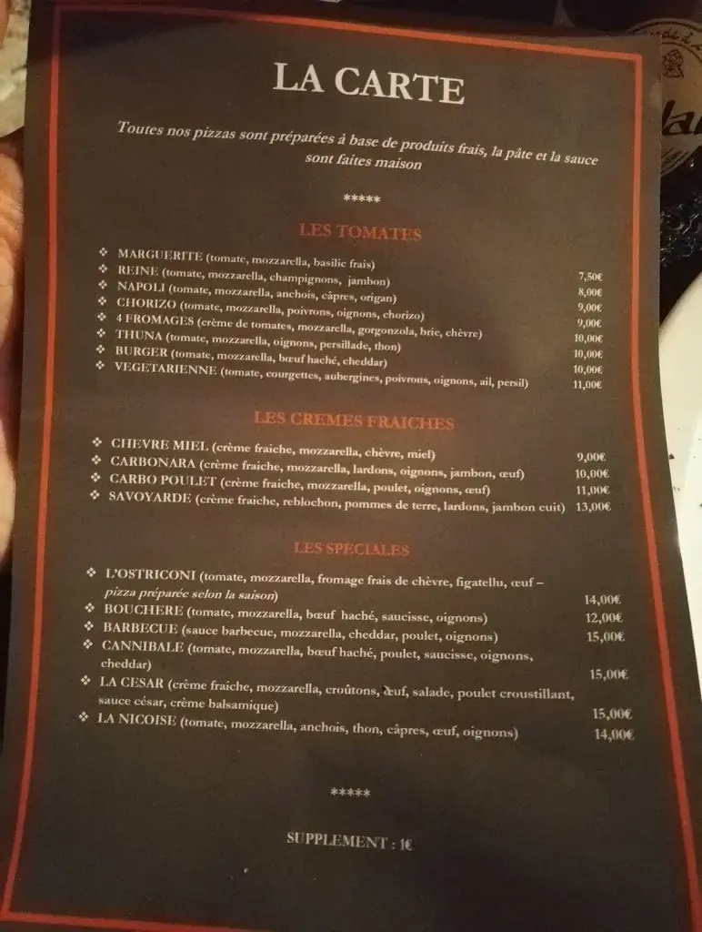 Menu_L'ostriconi pizzeria_Puget-sur-Argens_image_3