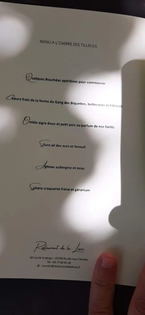Menu_Restaurant de la Loire - Fabien Raux_Pouilly-sous-Charlieu_image_3