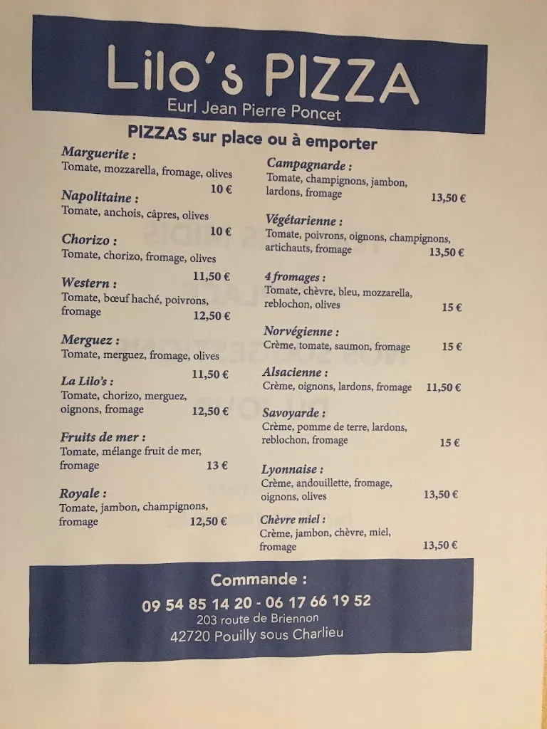 Menu_Lilo's Pizza_Pouilly-sous-Charlieu_image_1