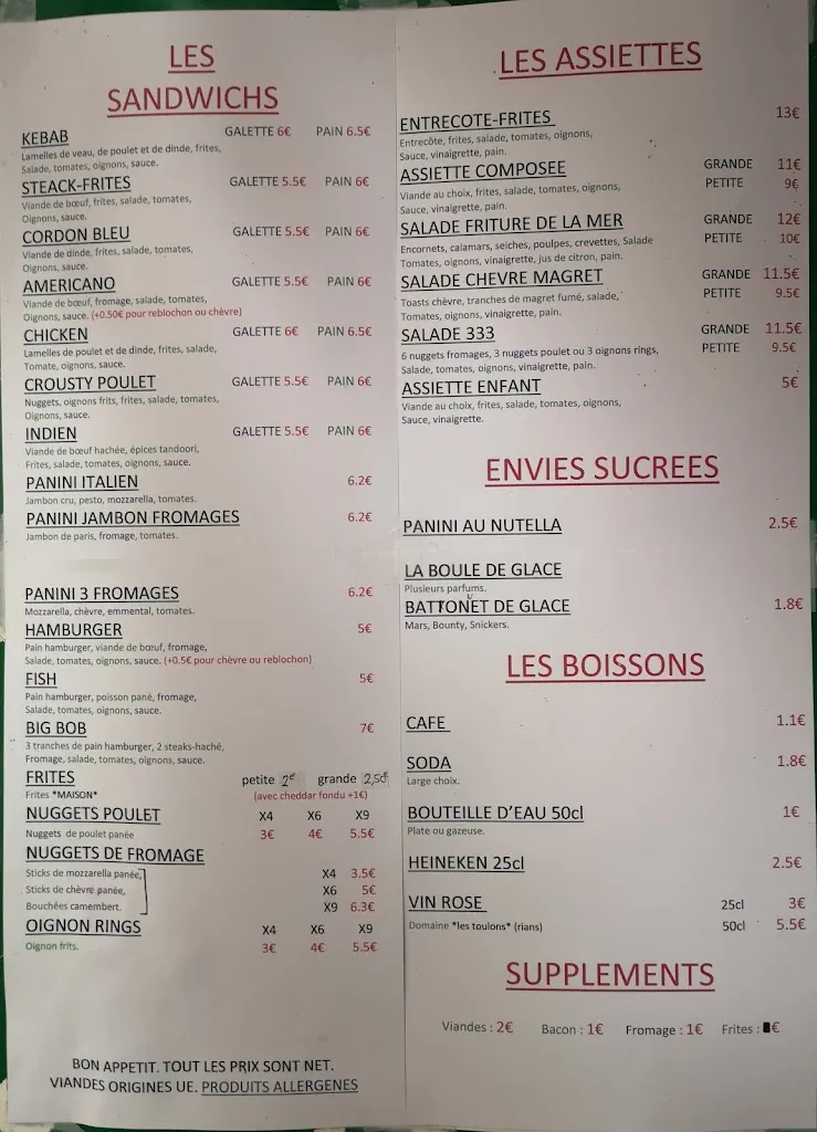 Menü_La Case D'or_Rians_Bild_2