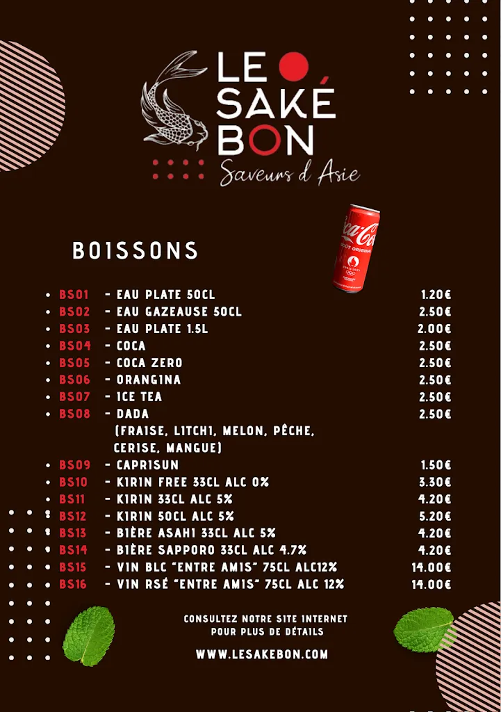 Menu_Le Saké Bon_Rians_image_1