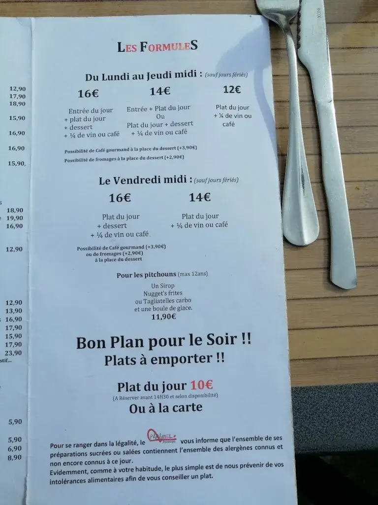 Menu_Restaurant LE PAPAREIL_Rocbaron_image_1