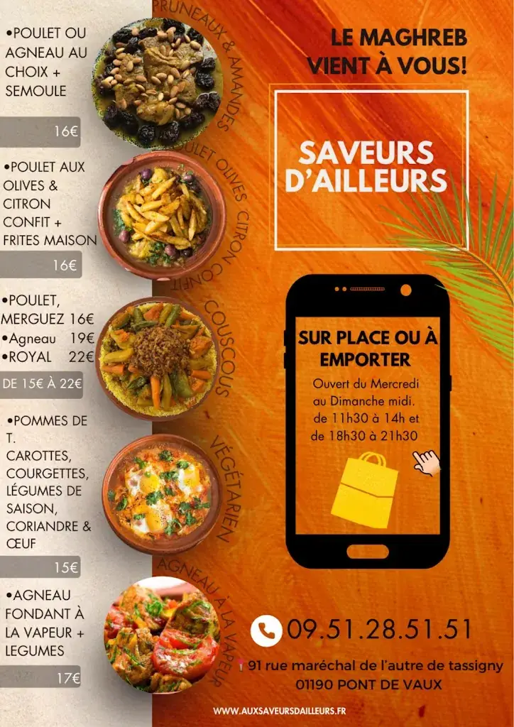 Menu_Aux Saveurs d'Ailleurs _Pont-de-Vaux_image_3