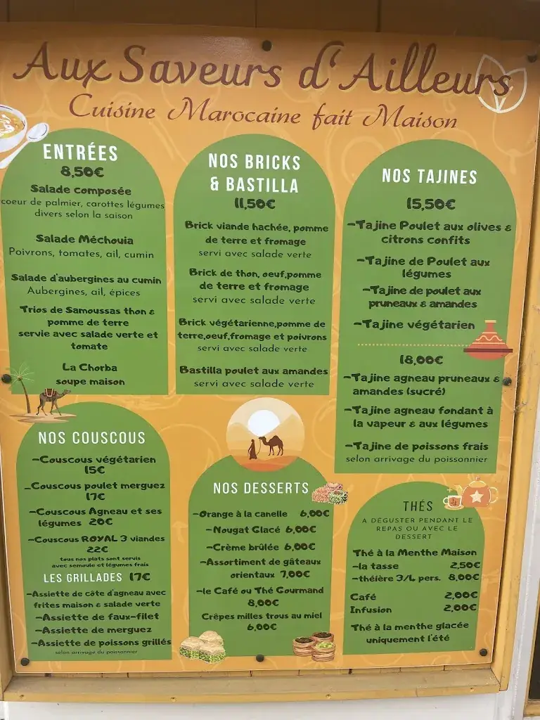 Menu_Aux Saveurs d'Ailleurs _Pont-de-Vaux_image_4