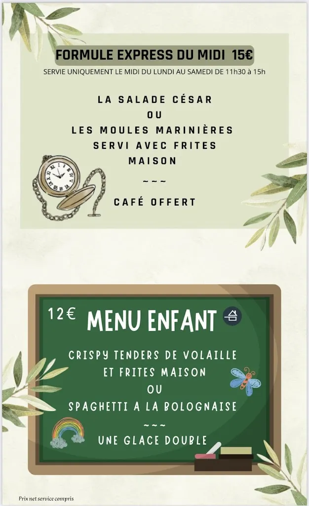 Menu_Restaurant Le Petit Provençal_Riez_image_4