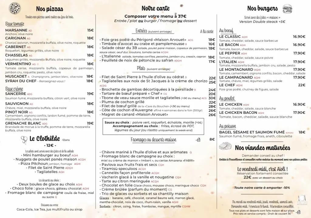 Menu_Le 3B restaurant_Rognonas_image_1