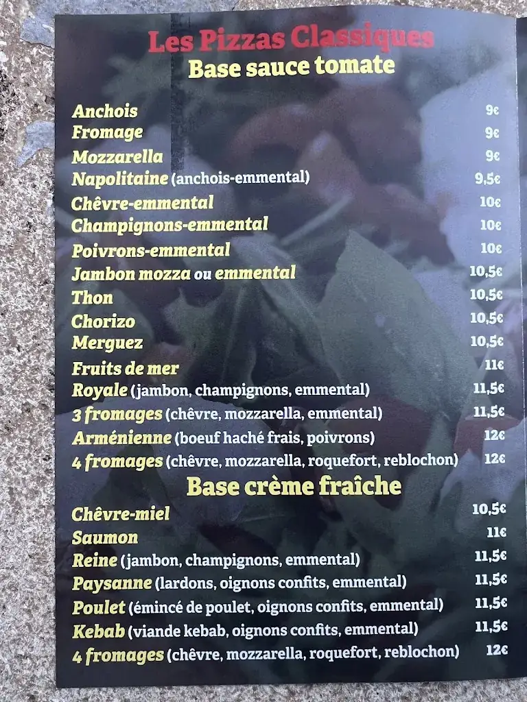 Menu_La Pizza des 4 Chemins_Roquefort-la-Bédoule_image_1