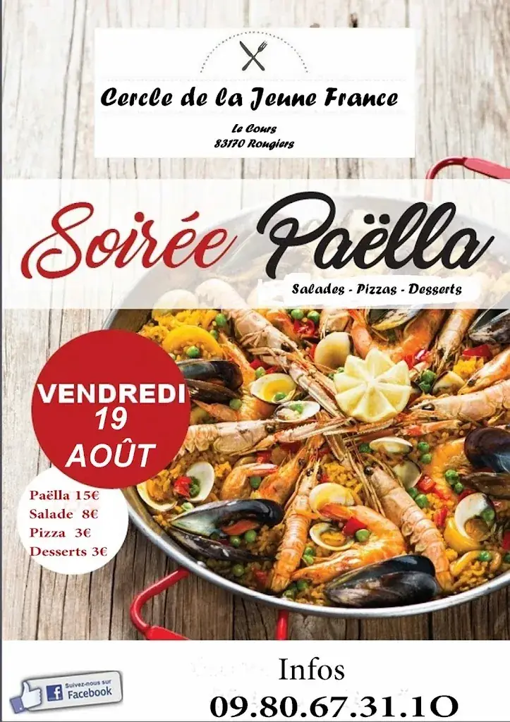 Menu_Le Cercle de la jeune France_Rougiers_image_3