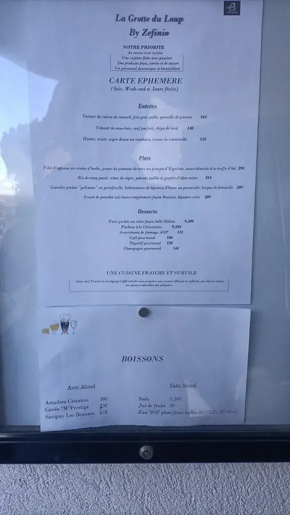 Menu_La Grotte du Loup by zefinio_Rognac_image_1