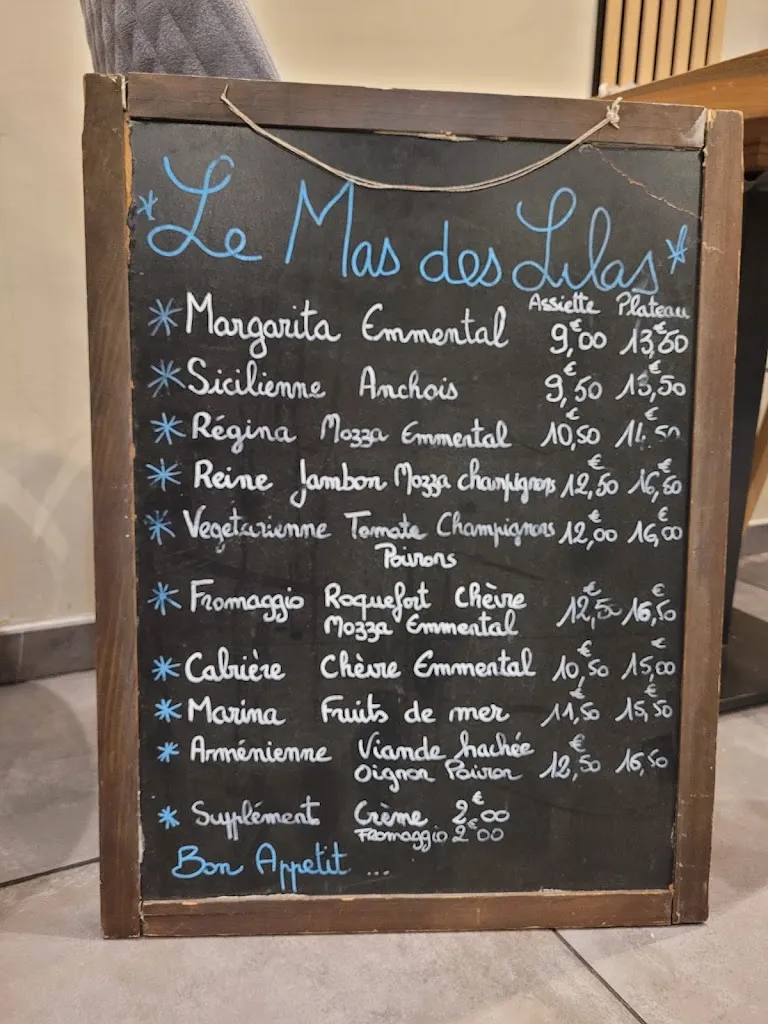 Menu_Le Mas Des Lilas_Rognac_image_1
