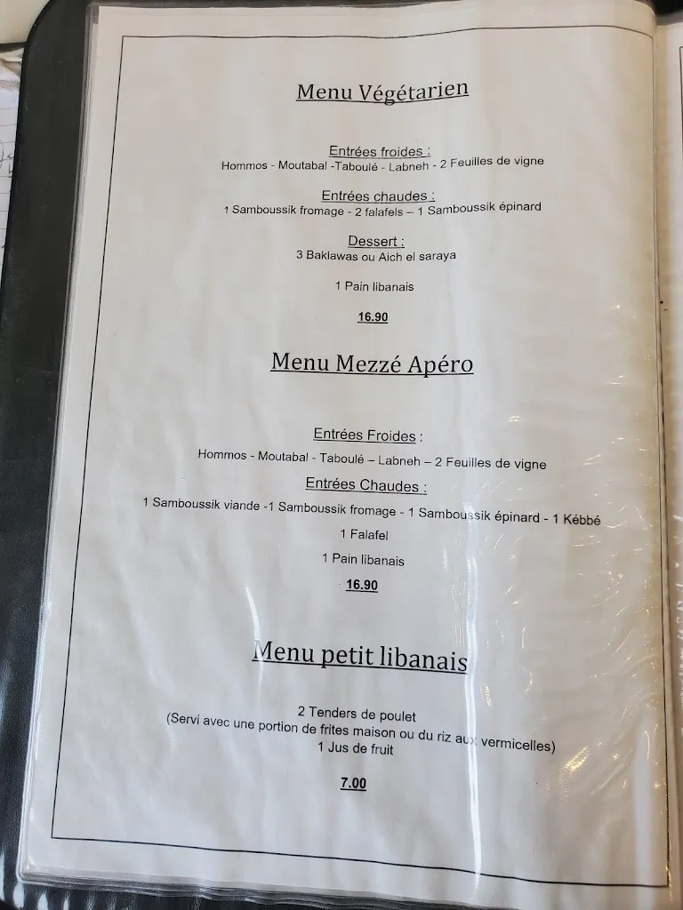 Menu_Le Petit Libanais rognac_Rognac_image_2