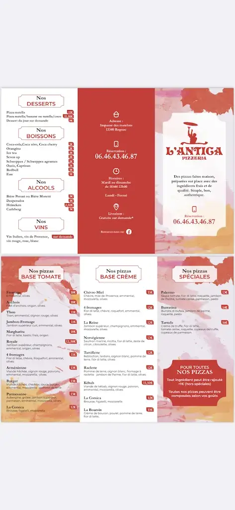 Menu_L’Antica Pizzeria_Rognac_image_1