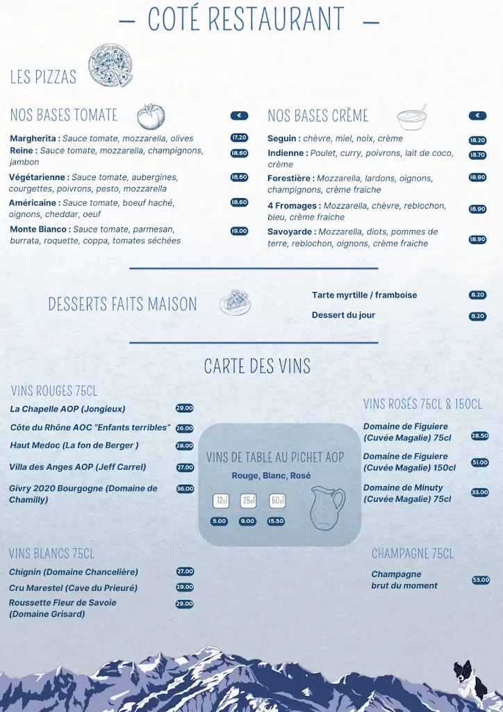 Menu_SARL LE DESERT BLANC_Magland_image_2