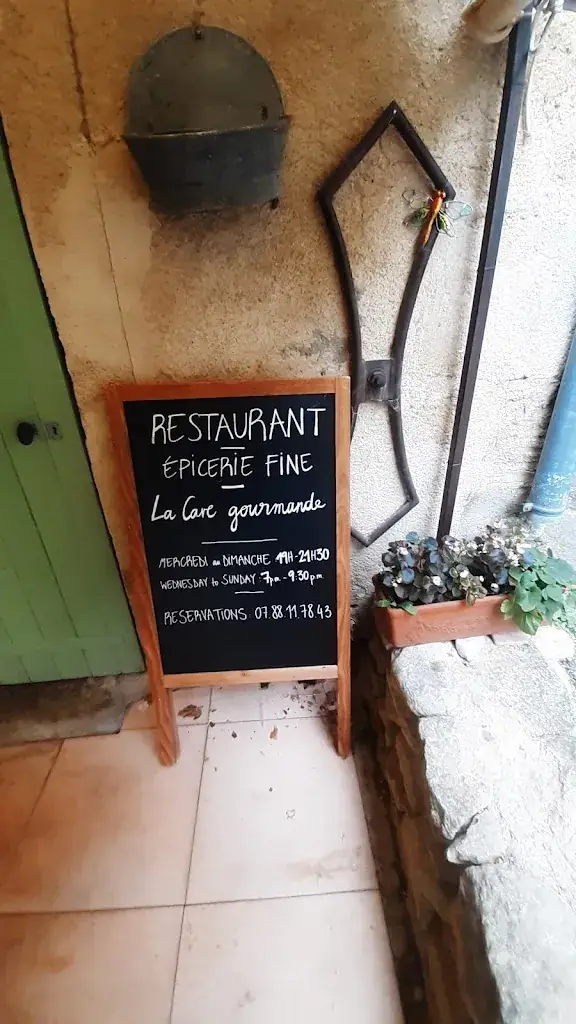 La cave gourmande restaurant in Saignon