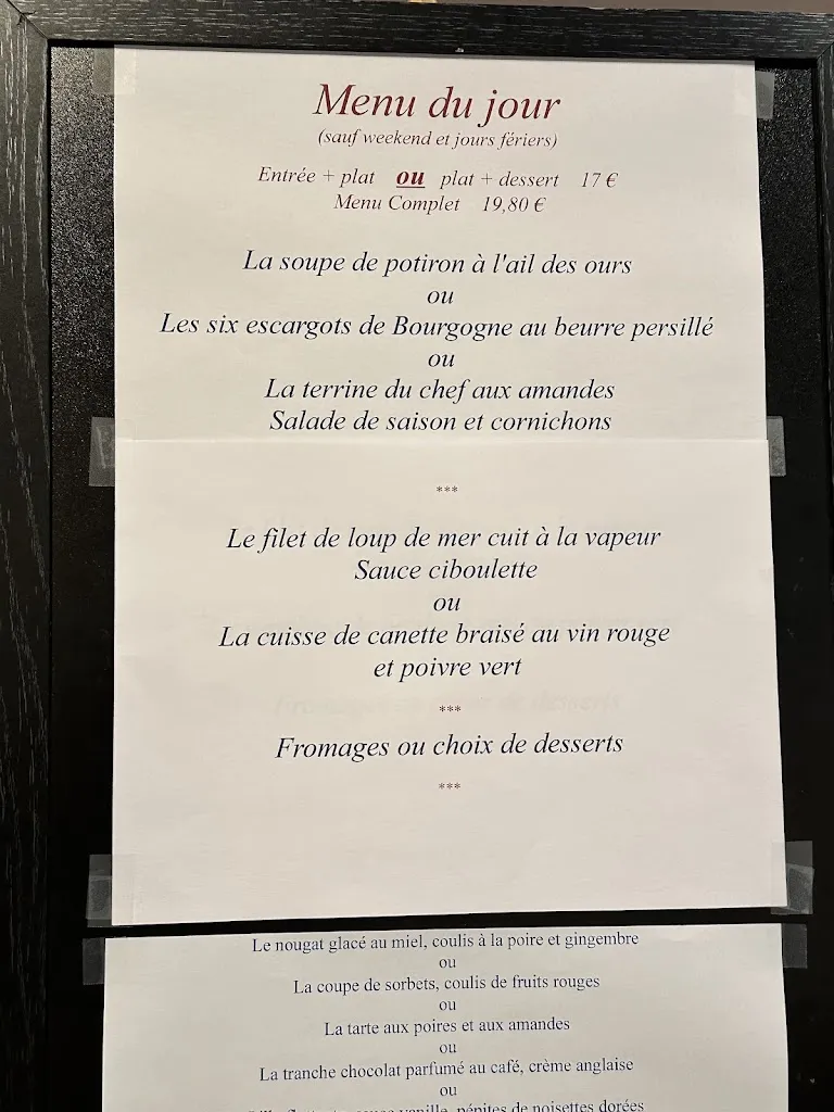 Menu_Hotel du Commerce_Pont-de-Vaux_image_1