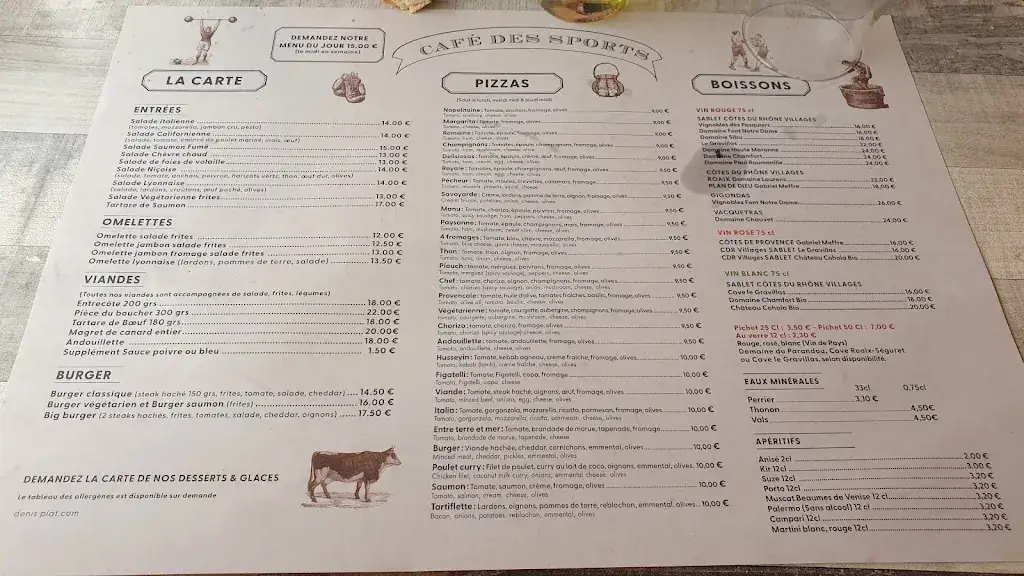 Menu_Café des Sports_Sablet_image_1
