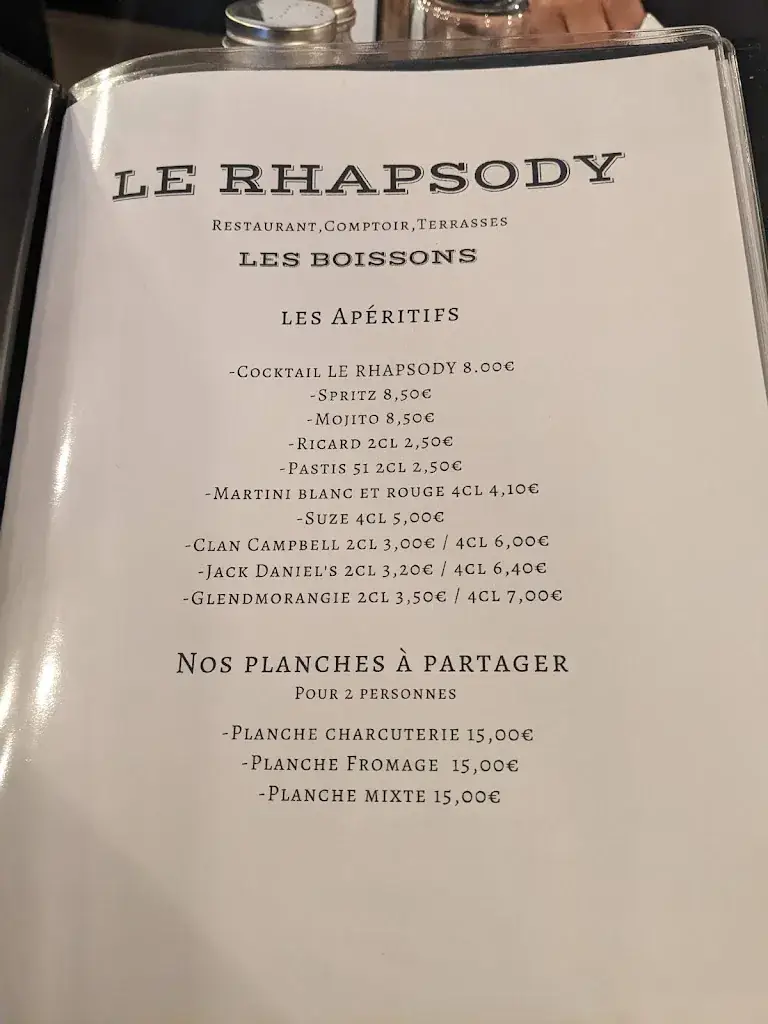 Menu_Le Rhapsody_Côte-Saint-André_image_2