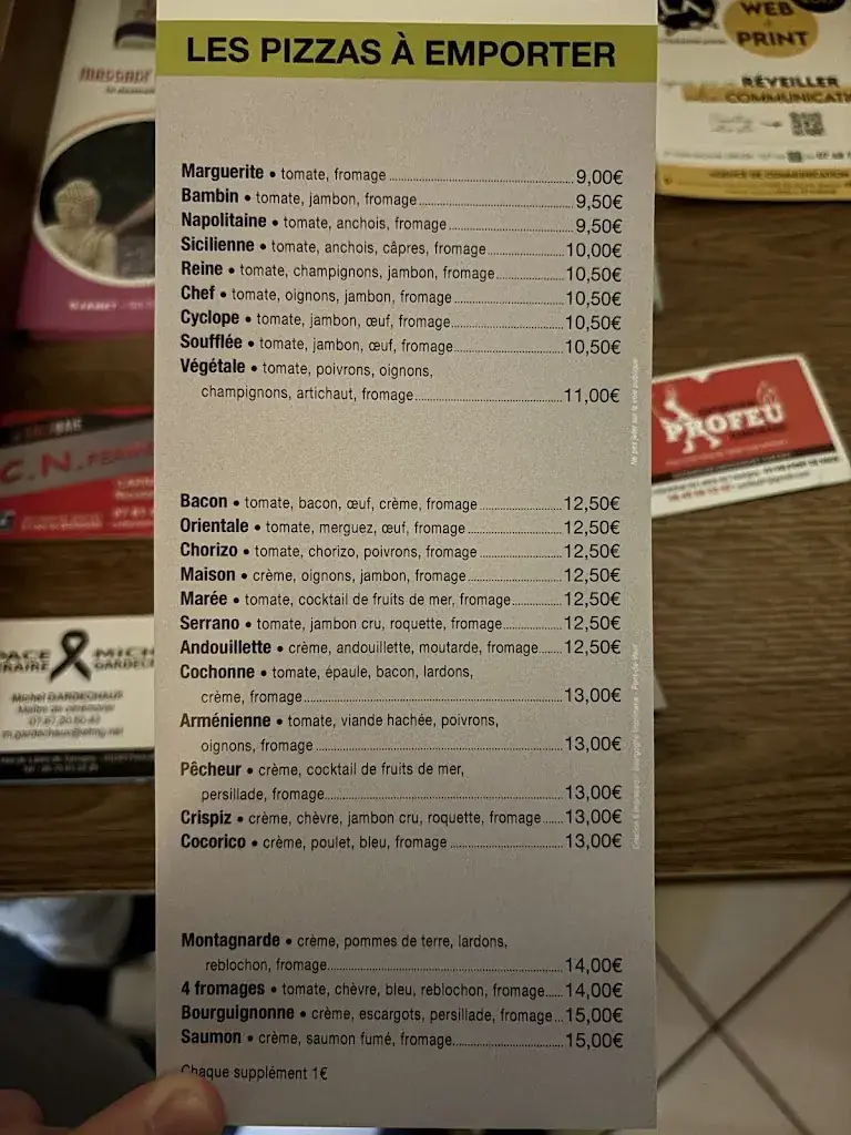 Menu_Pizzeria Grill Crispiz_Pont-de-Vaux_image_1