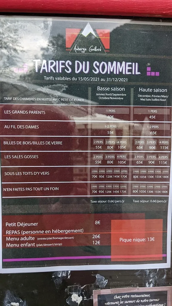 Menu_Auberge Gaillard_Motte-en-Champsaur_image_1