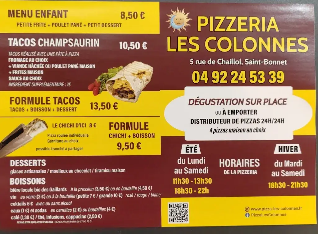 Menu_Pizzas Les Colonnes_Saint-Bonnet-en-Champsaur_image_2