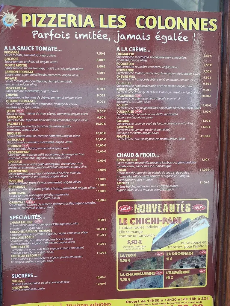 Menu_Pizzas Les Colonnes_Saint-Bonnet-en-Champsaur_image_4