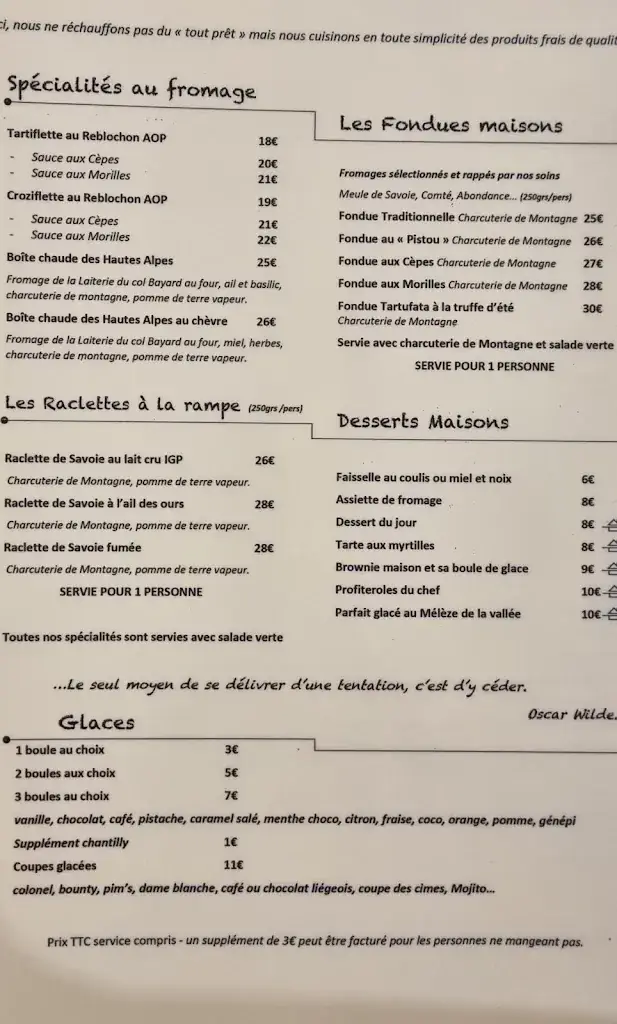 Menu_Le 34 de Serre Che_Saint-Chaffrey_image_1