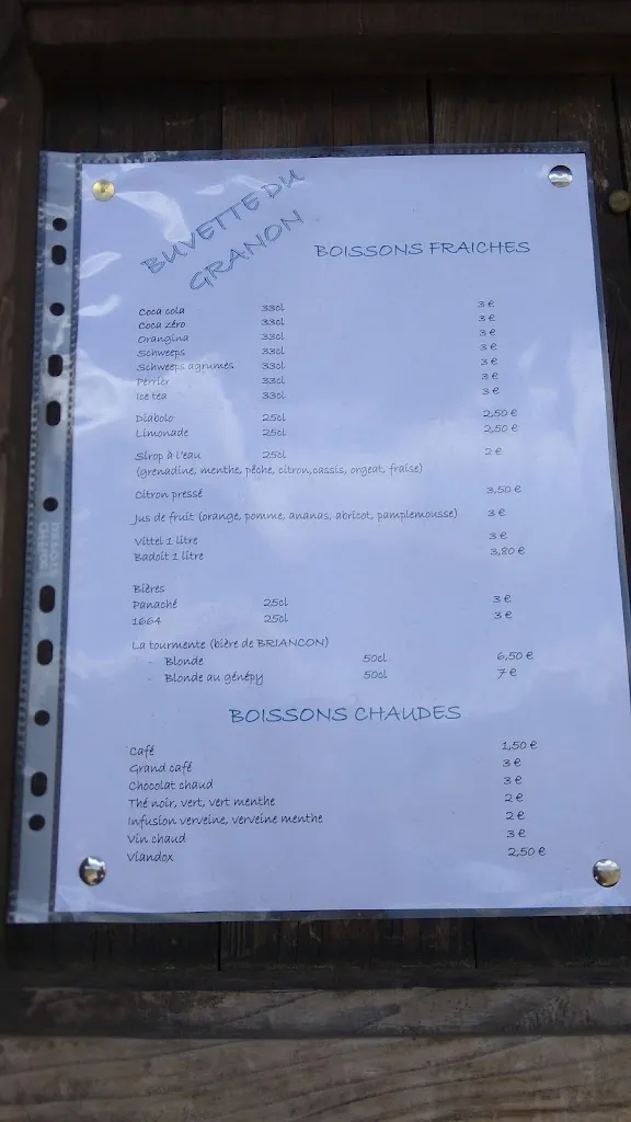 Menu_Buvette Du Granon_Saint-Chaffrey_image_3