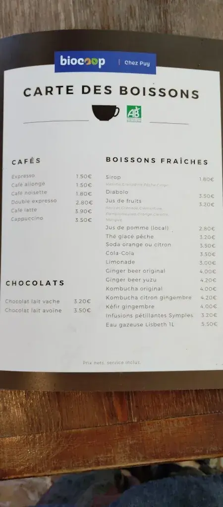 Menu_Café Restaurant bio 