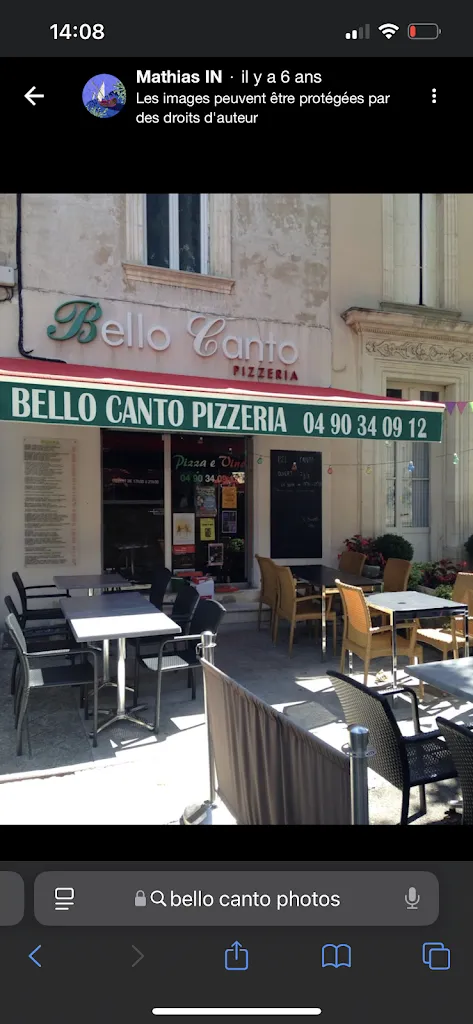 Bello canto restaurant in Saint-Didier