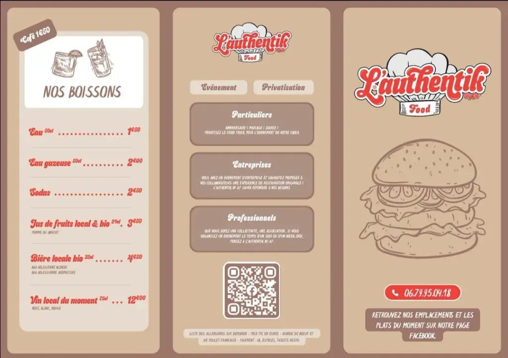 Menu_L'authentik By Ju' (Food truck)_Saint-Étienne-du-Grès_image_2
