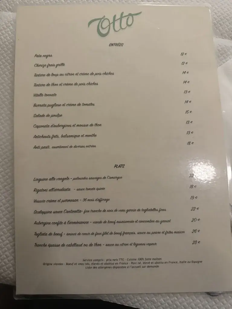 Menu_Otto Marseille_Marseille_image_3