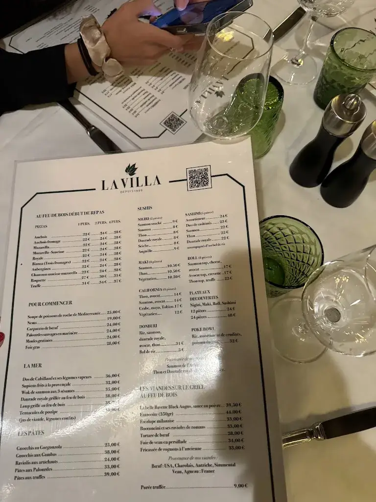 Menu_La Villa_Marseille_image_3