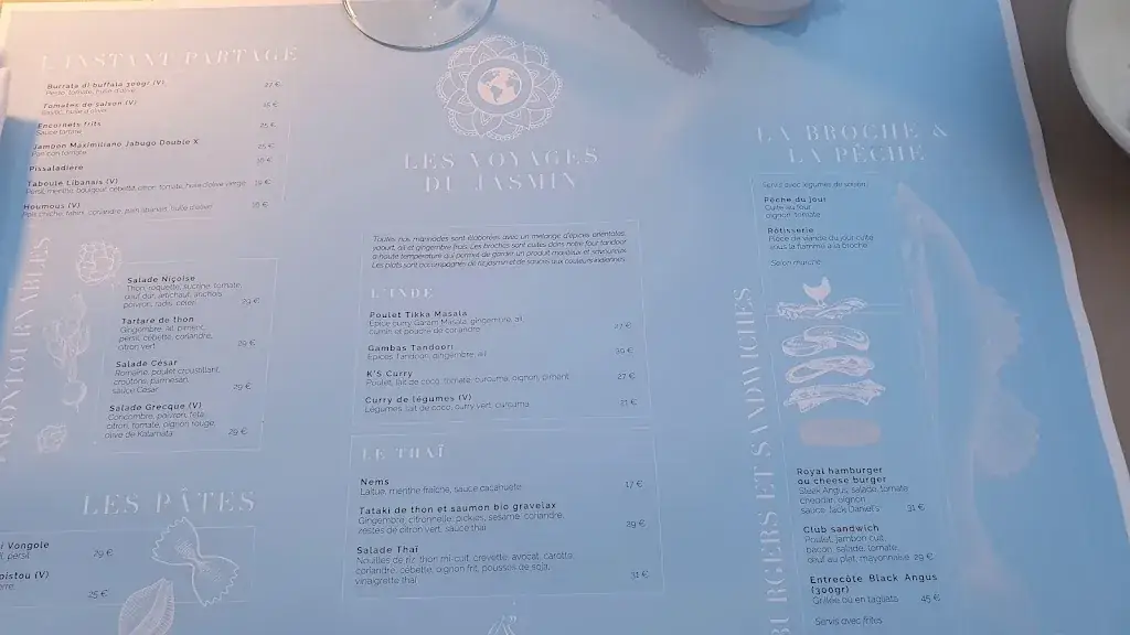 Menü_Jasmin Grill & Lounge_Saint-Jean-Cap-Ferrat_Bild_1