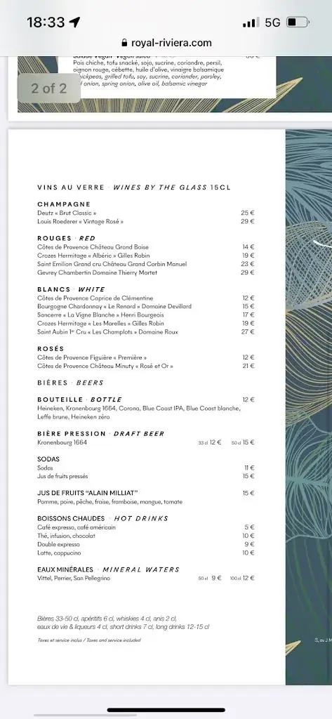 Menü_Jasmin Grill & Lounge_Saint-Jean-Cap-Ferrat_Bild_2