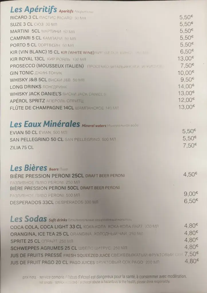 Menu_Restaurant La Goëlette à Saint-Jean-Cap-Ferrat_Saint-Jean-Cap-Ferrat_image_2