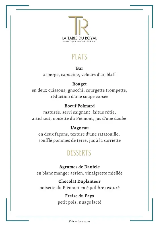 Menü_La Table du Royal_Saint-Jean-Cap-Ferrat_Bild_3