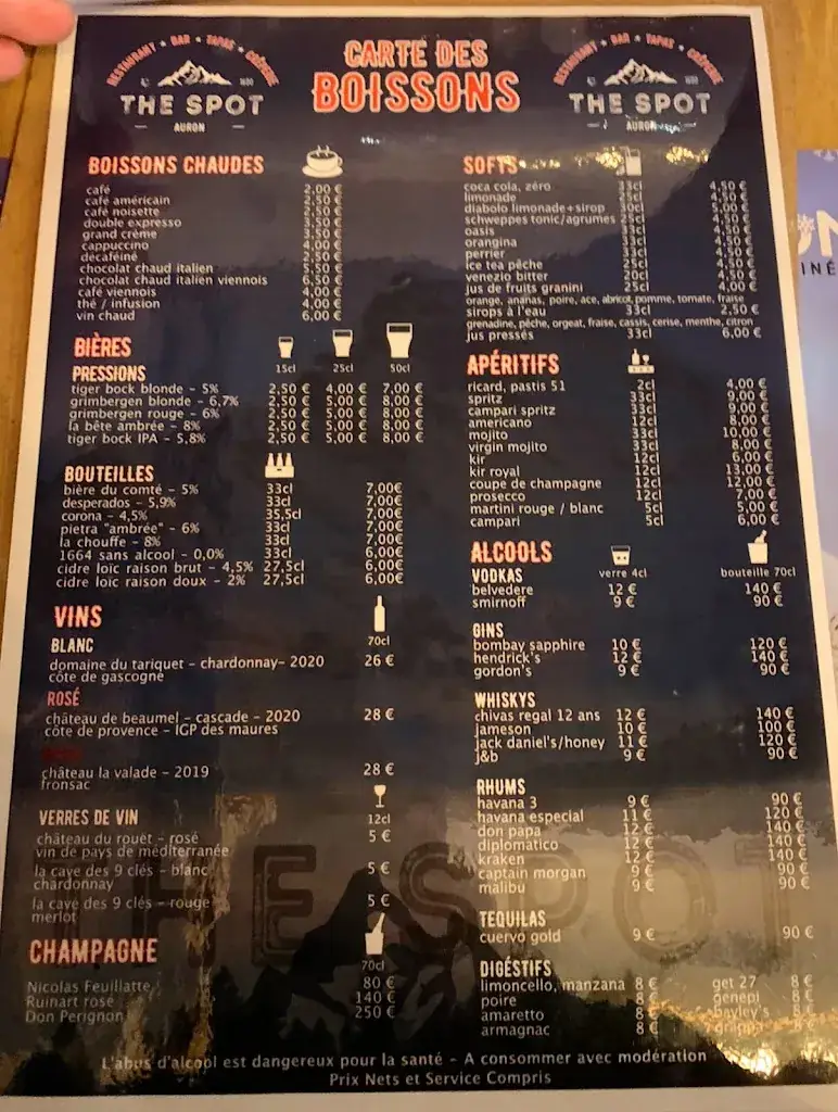 Menu_The Spot_Saint-Étienne-de-Tinée_image_2